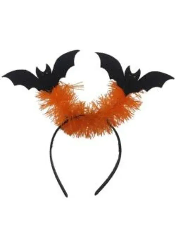 Halloween Yarasa Desenli Taç