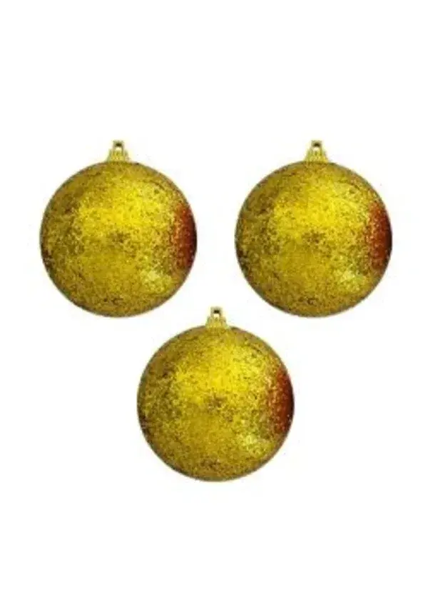 Yılbaşı Ağacı Süsleme Topları Gold 3cm 6'lı