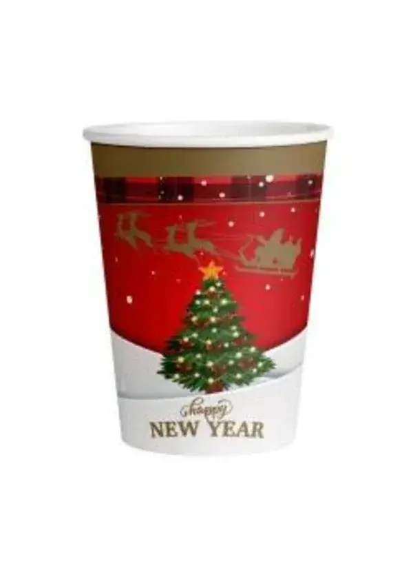 Happy New Year Karton Bardak 8'li