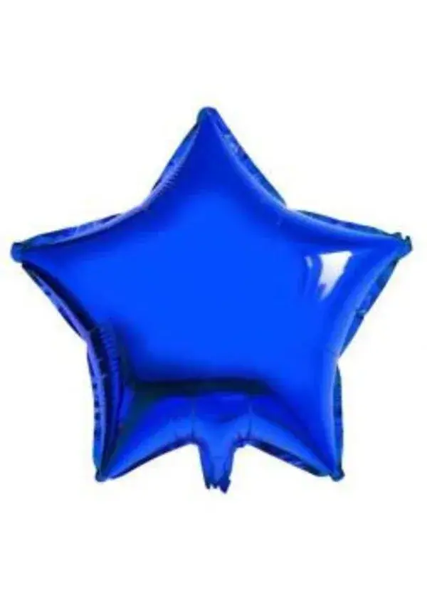 Lacivert Yıldız Folyo Balon 25cm