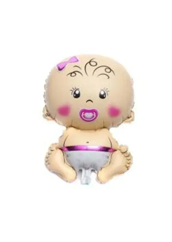 Bebek Pembe Folyo Balon 60cm