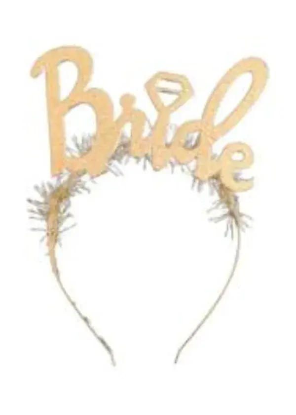 Bride Altın Metal&Eva Taç