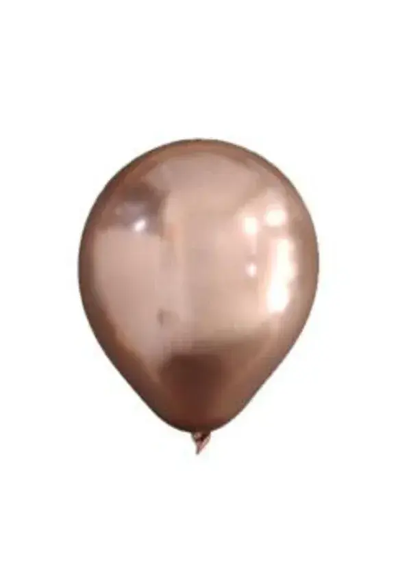 Krom Mini Bakır Dekorasyon Balonu 10'lu