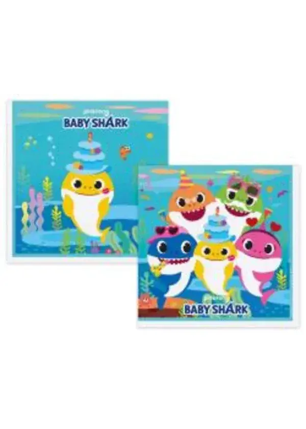 Baby Shark Peçete 16'lı