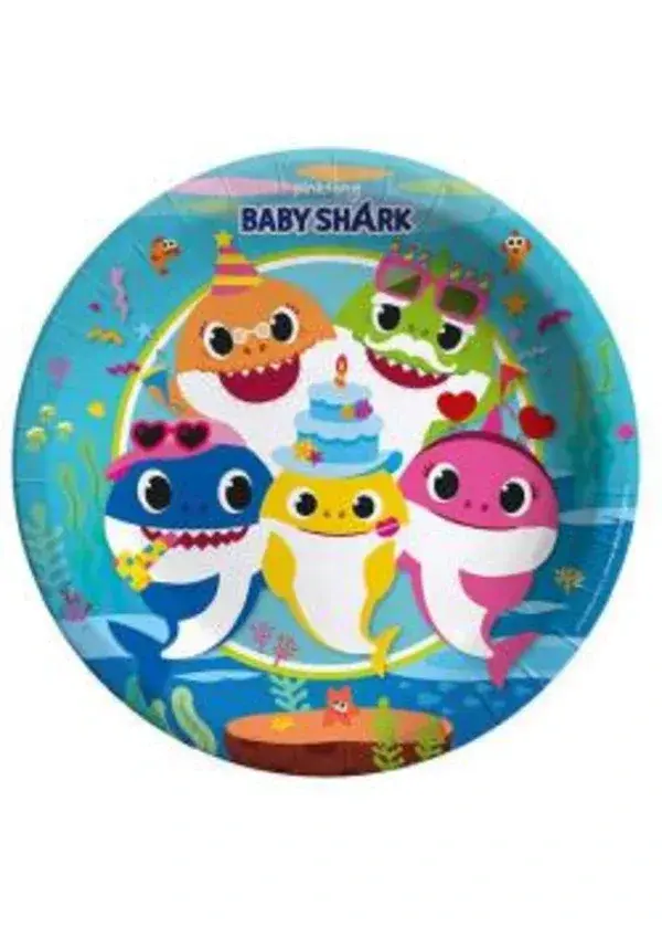 Baby Shark Karton Tabak 8'li