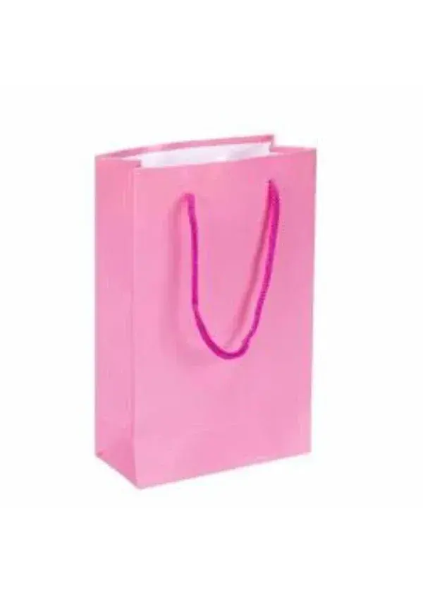 Pembe Karton Çanta 12x17cm 25ad.