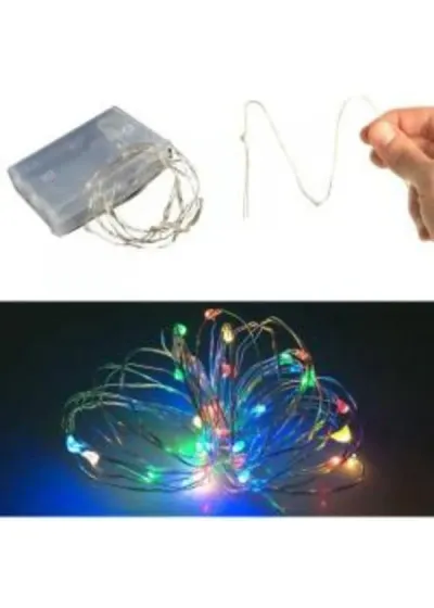 Karışık Renk Tel Led Işık 3mt