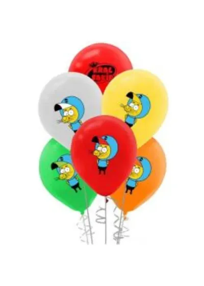 Kral Şakir Karışık Renk Balon 5'li Paket