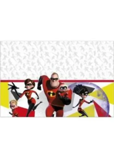 Incredibles İnanılmaz Aile Masa Örtüsü 120x180cm