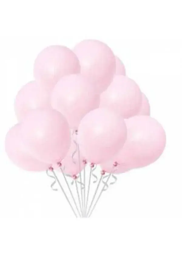 Makaron Pembe Balon 10'lu Paket