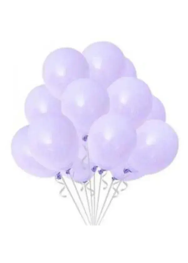 Makaron Lila Balon 10'lu Paket