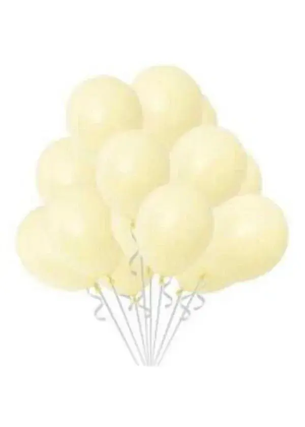 Makaron Sarı Balon 10'lu Paket
