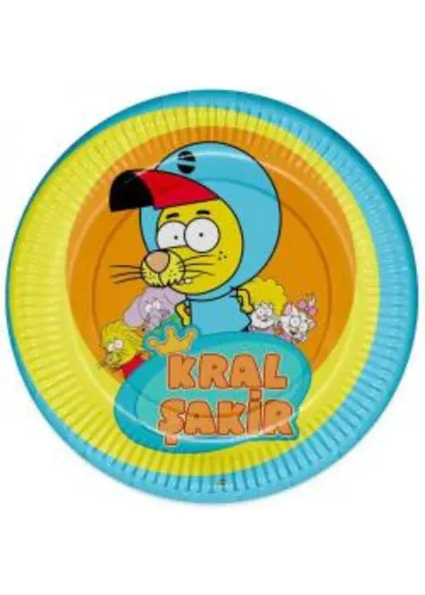 Kral Şakir Karton Tabak 8'li
