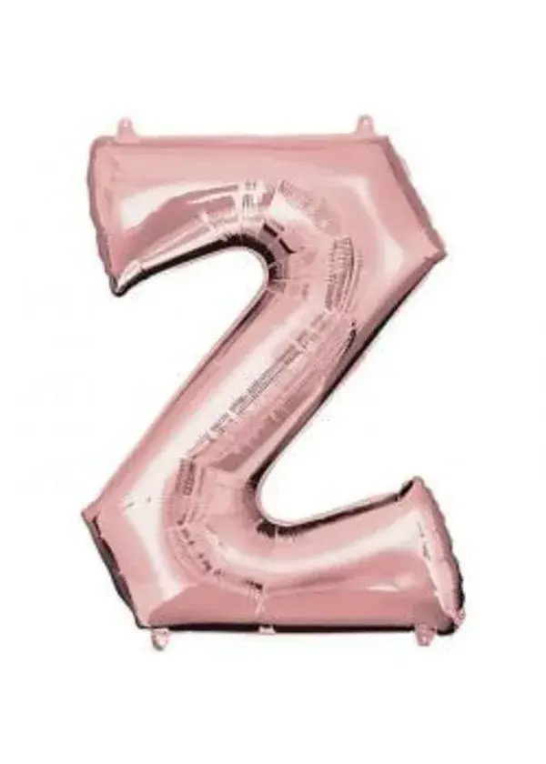 Z Harf Folyo Balon Rose Gold 100cm