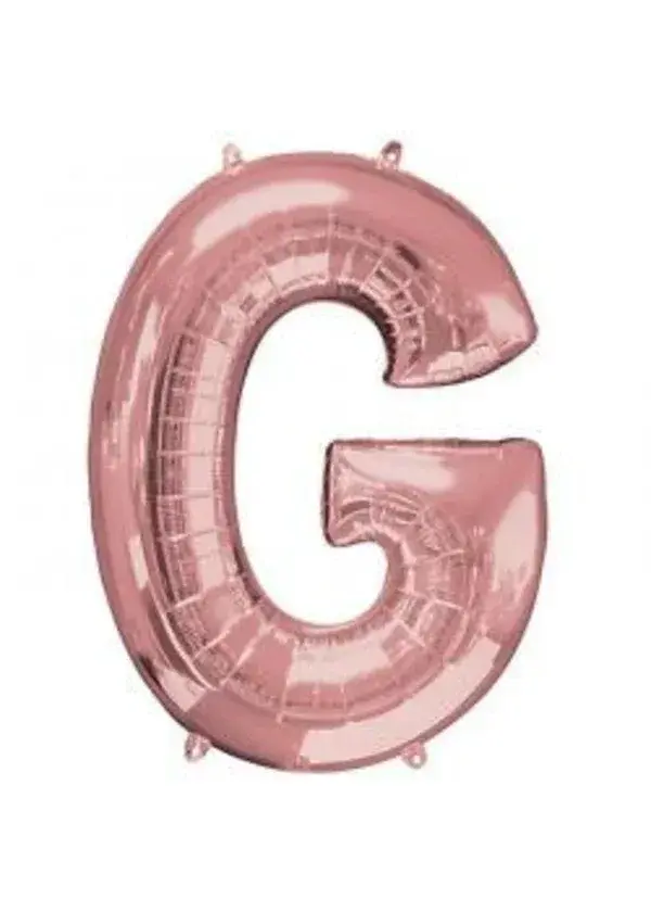 G Harf Folyo Balon Rose Gold 100cm