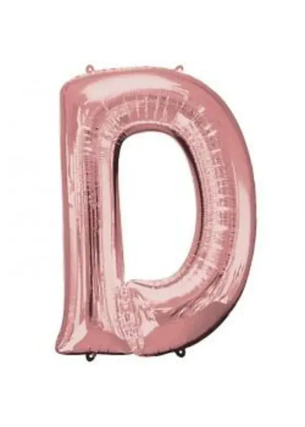 D Harf Folyo Balon Rose Gold 100cm