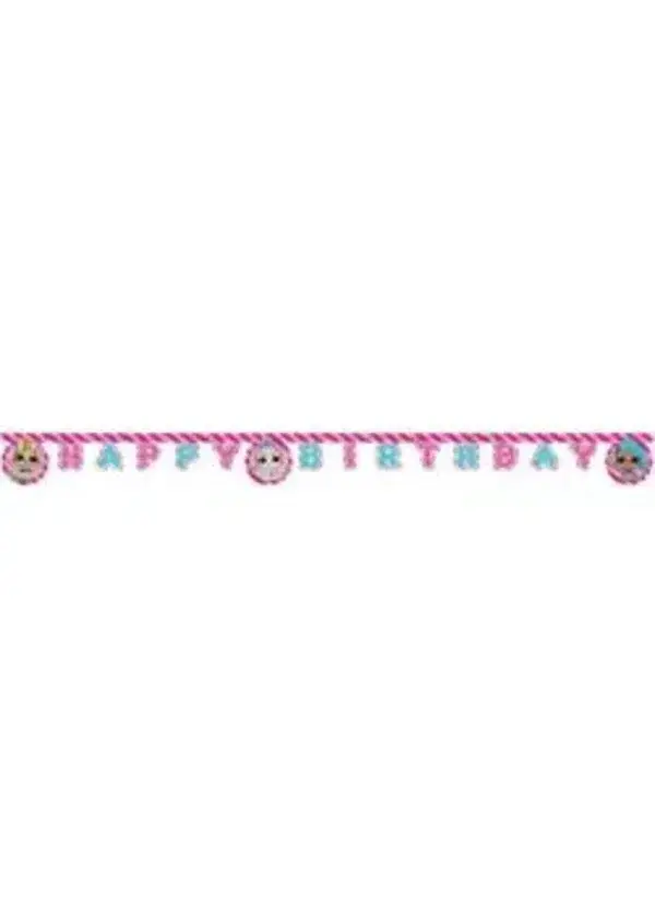LoL Bebek Happy Birthday Banner
