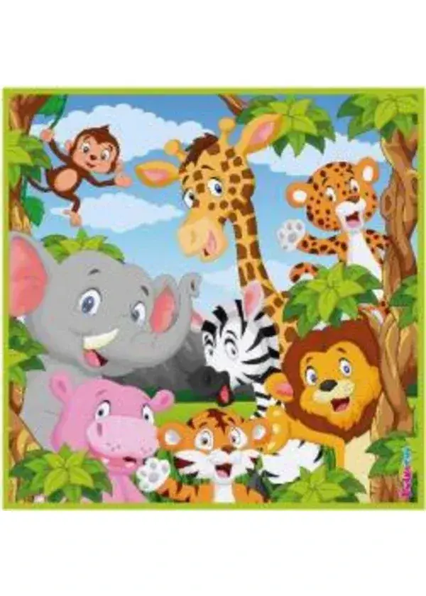Safari Temalı Peçete 16'lı