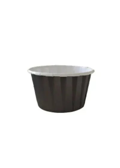 Pastel Siyah Muffin Kek Kapsülü 50'li