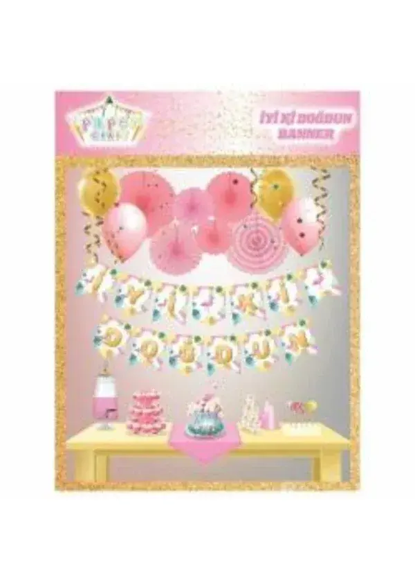 Flamingo İyi Ki Doğdun Harf Banner