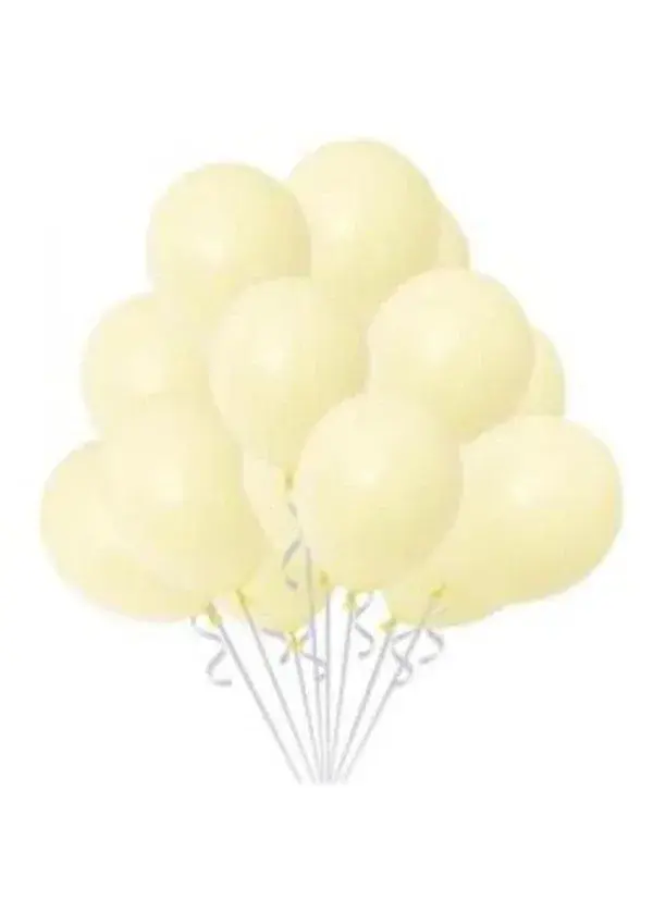 Makaron Sarı Balon 100'lü Paket