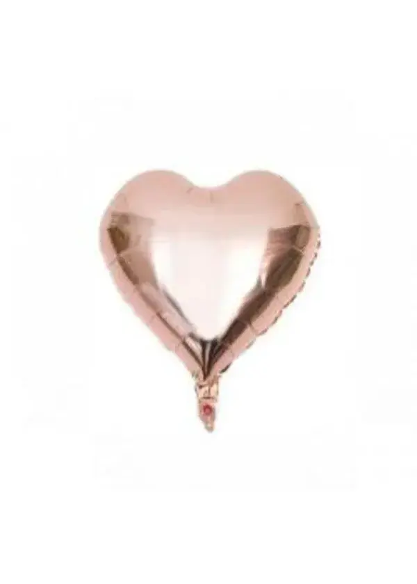 Rose Gold Kalp Folyo Balon 45cm