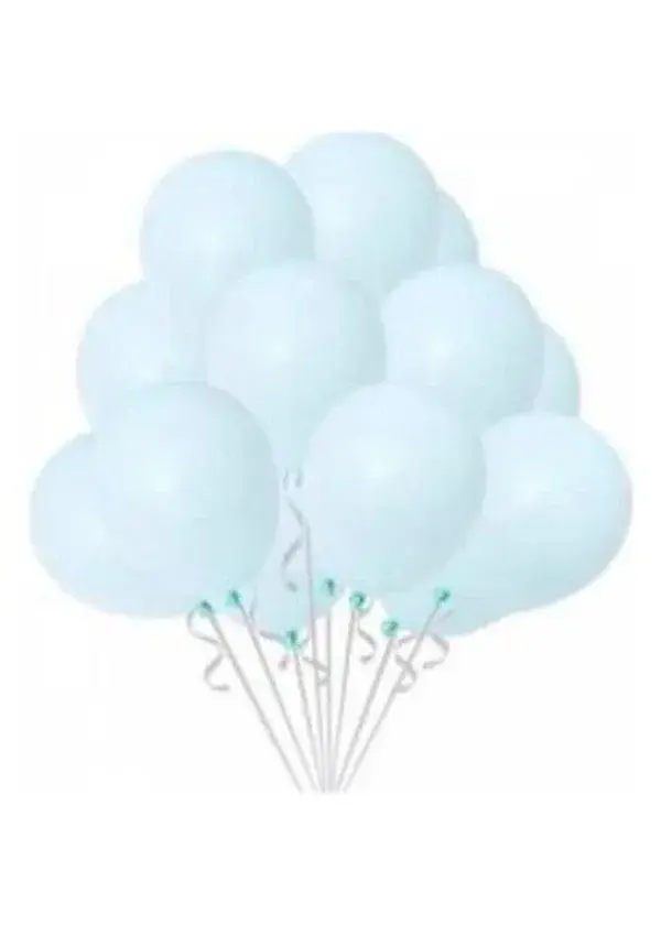Makaron Açık Mavi Balon 100'lü Paket