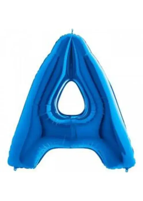 A Harf Folyo Balon Mavi 100cm