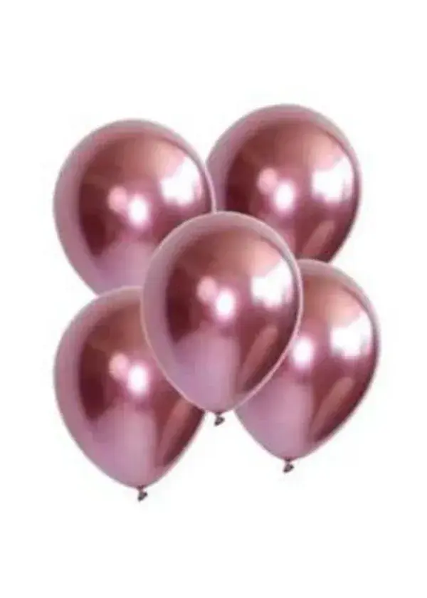 Krom Rose Gold Balon 5'li Paket