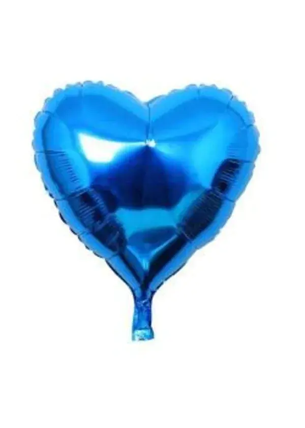 Koyu Mavi Kalp Folyo Balon 45cm