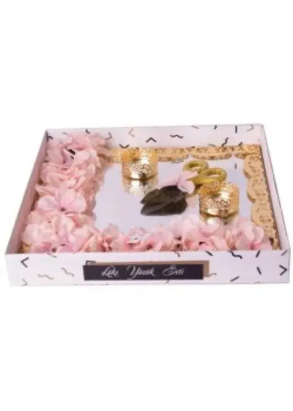 Yüzük Tepsisi Kare Gold v1