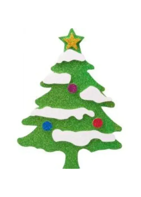 Çam Ağacı Strafor Dekor Süs 45x35cm