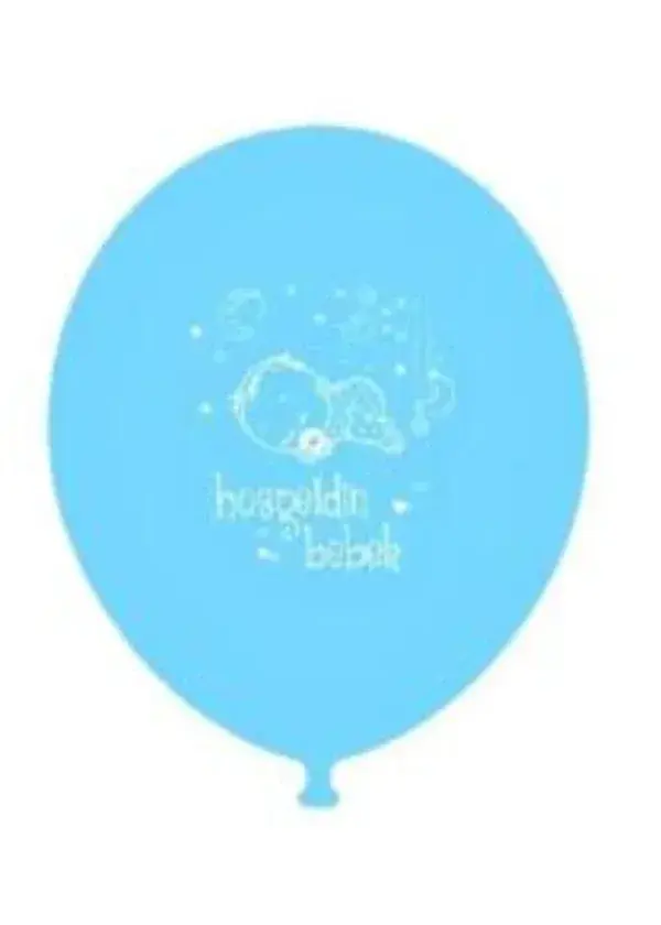 Hoşgeldin Bebek Mavi Balon 5'li Paket