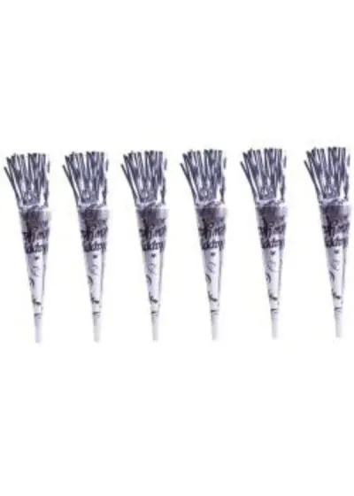 Püsküllü Gümüş Vuvuzela Borazan