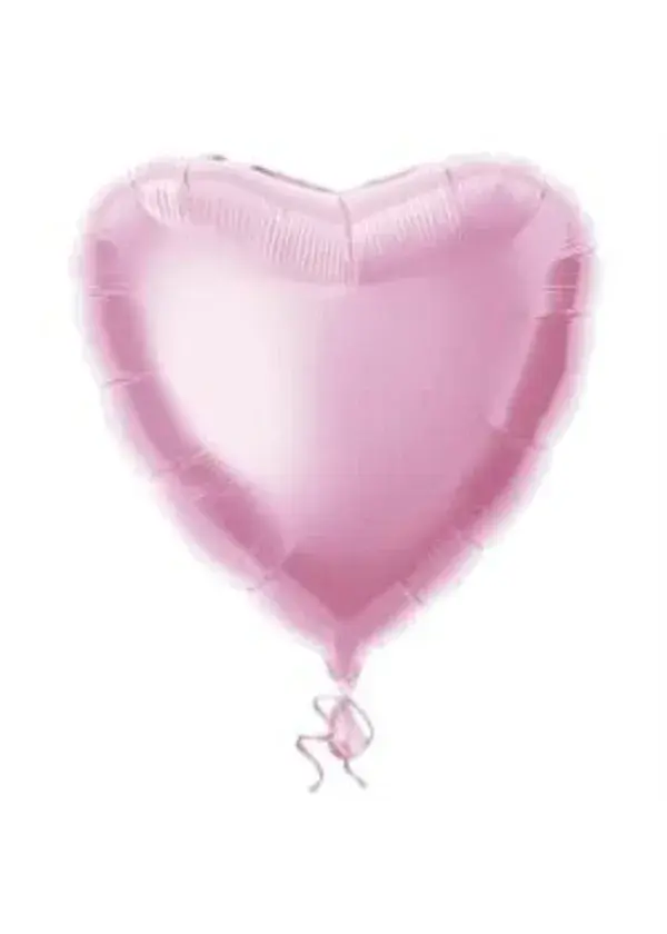 Pembe Kalp Folyo Balon 45cm
