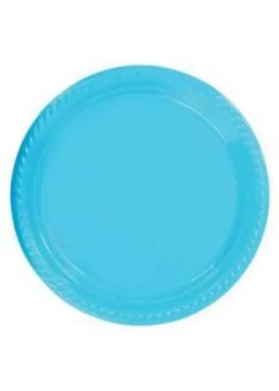 Turkuaz Plastik Tabak 22cm 10'lu