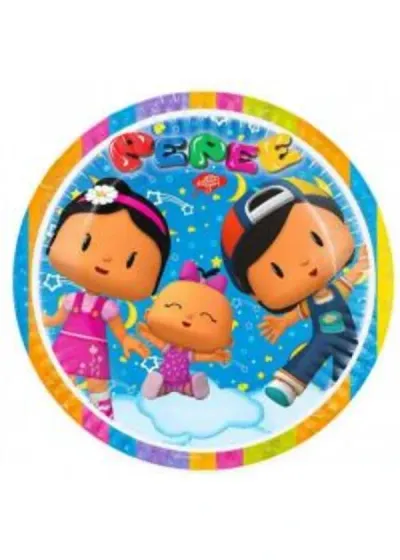 Pepee Renkli Düşler Tabak 8'li