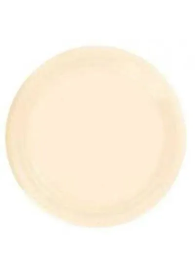 Krem Plastik Tabak 22cm 10'lu