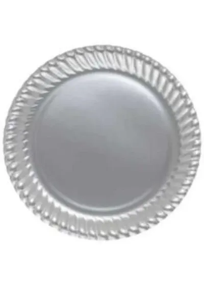 Gümüş Karton Tabak 8'li