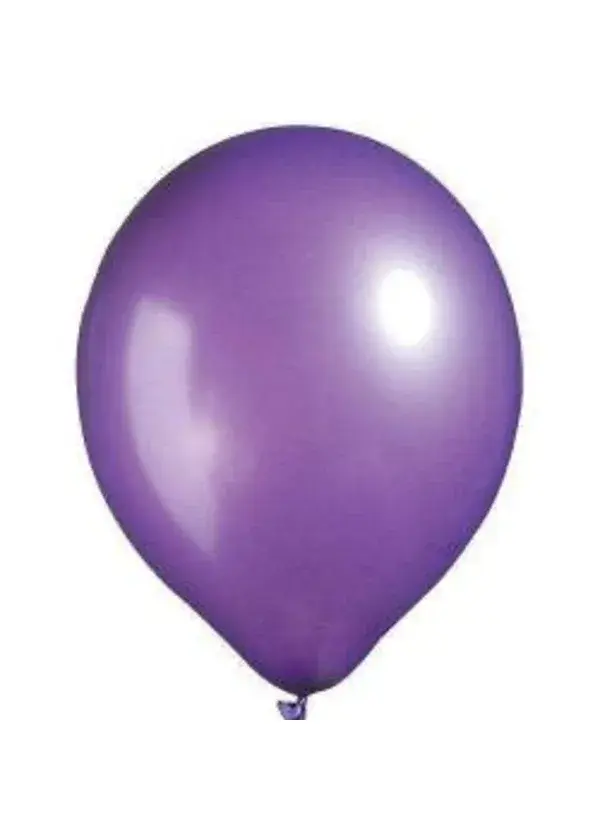 Metalik Mor Balon 10'lu Paket
