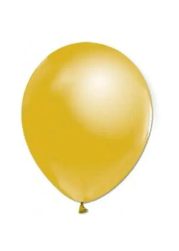 Metalik Altın Balon 10'lu Paket