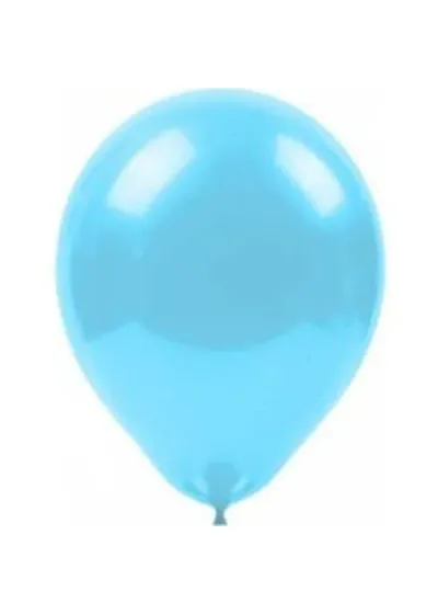Metalik Açık Mavi Balon 10'lu Paket