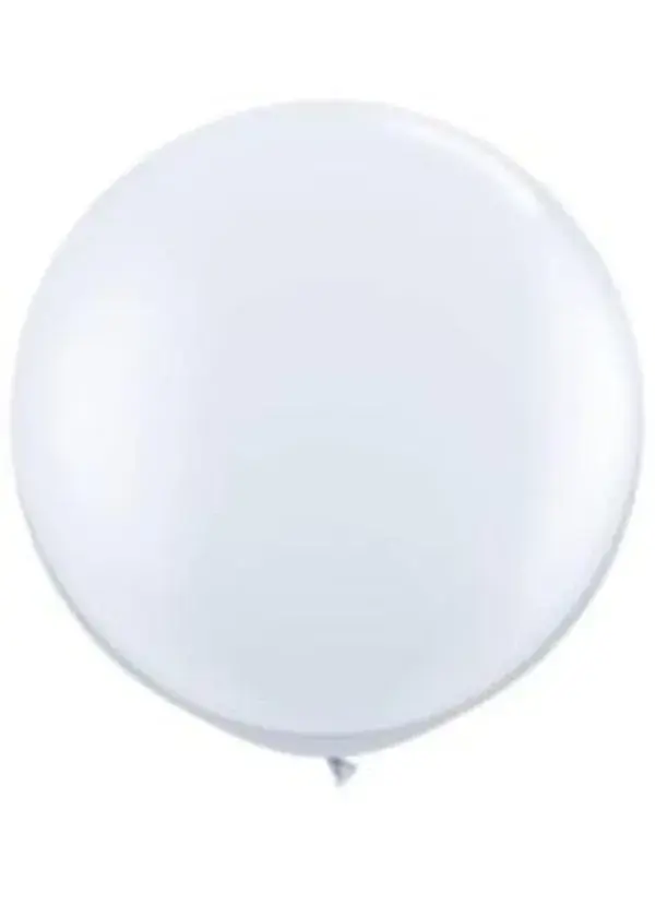 Beyaz Jumbo Balon 24''