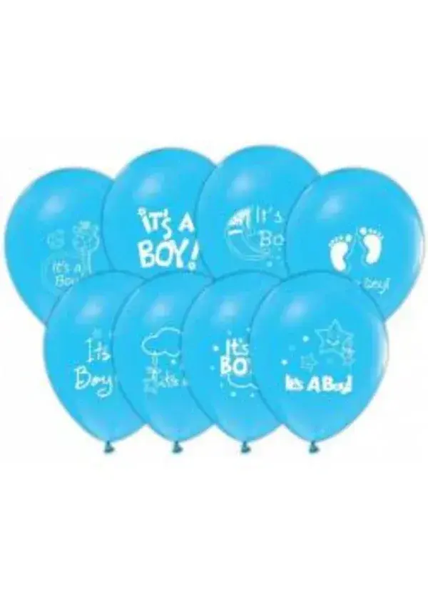 It's A Boy Mavi Balon 5'li Paket