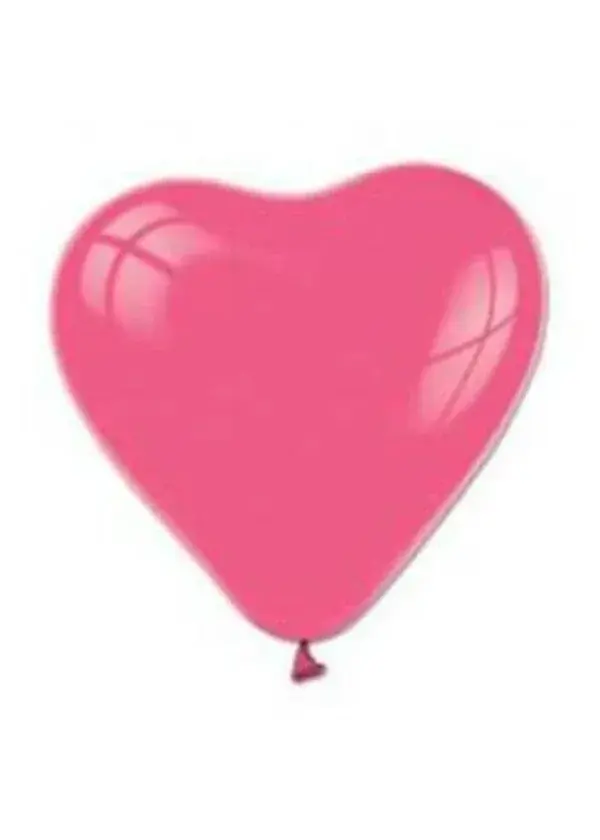 Pembe Kalp Balon 5'li Paket