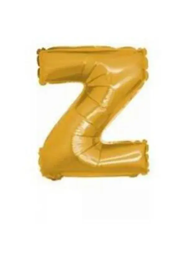 Z Harf Folyo Balon Altın 40cm