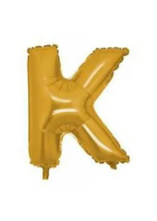 K Harf Folyo Balon Altın 40cm