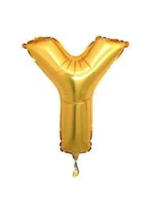 Y Harf Folyo Balon Altın 100cm