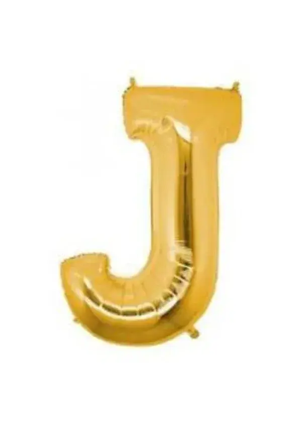 J Harf Folyo Balon Altın 100cm