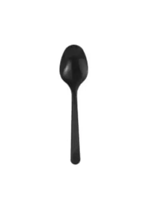 Siyah Plastik Kaşık 24'lü